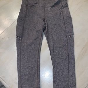 2 pair size 10 and 12 grey Lululemon tights